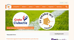 Desktop Screenshot of oranjewit.nl