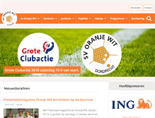 Tablet Screenshot of oranjewit.nl